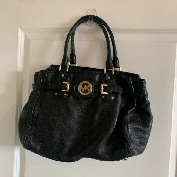 Michael Kors Hudson Tote Satchel Leather Bag - Picture 8 of 10